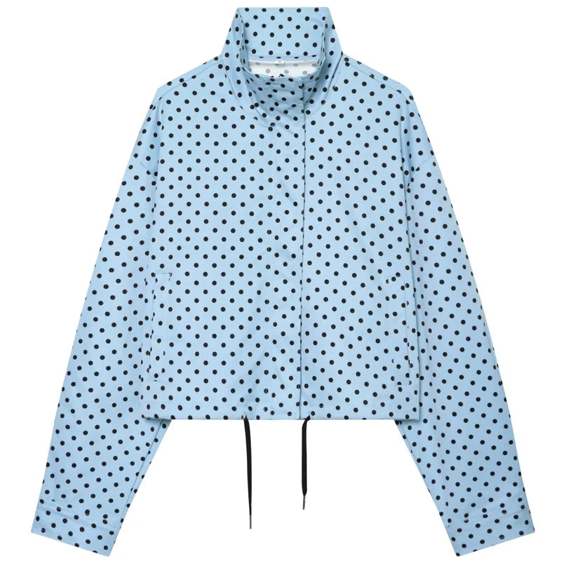 Polka Dot Bomber Jacket 🤍