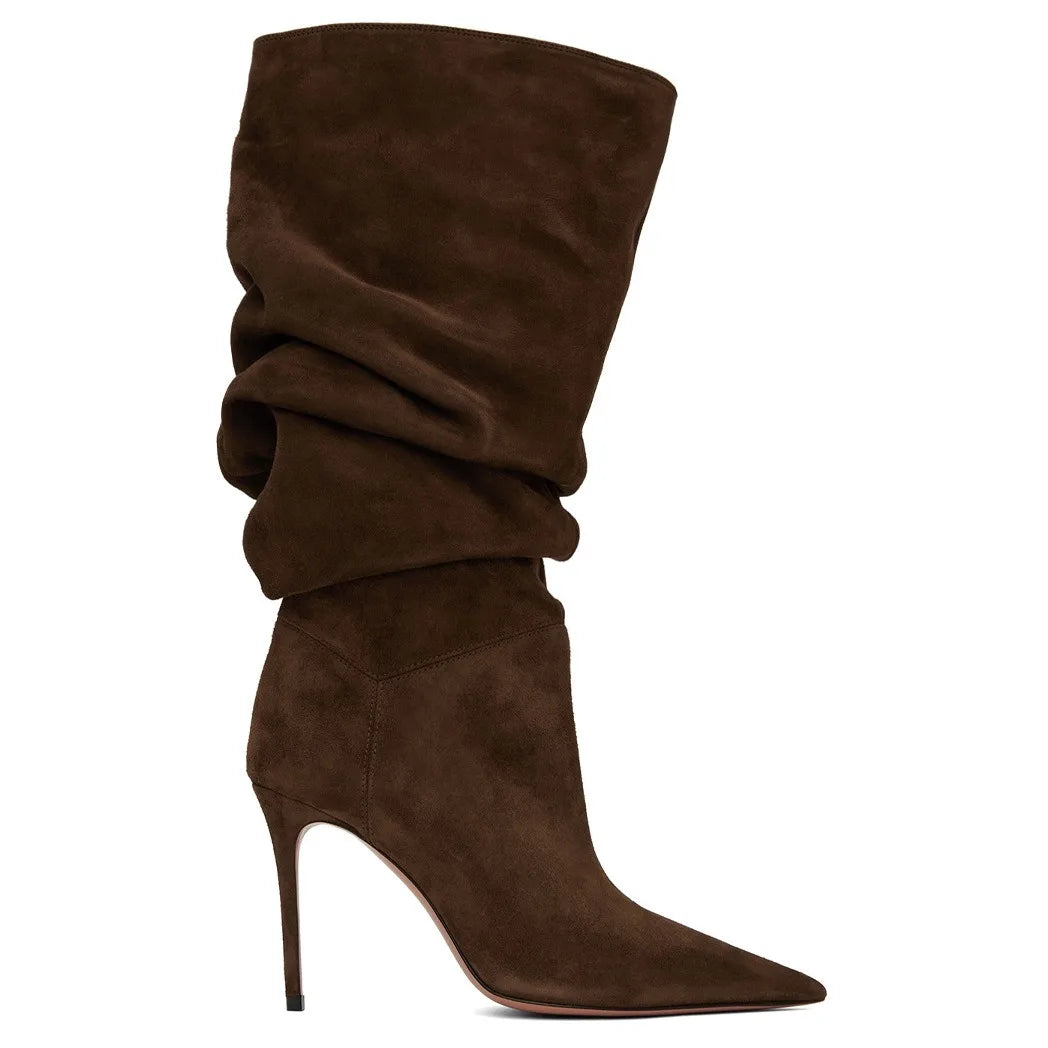 Slouchy Heeled Boots 🤎