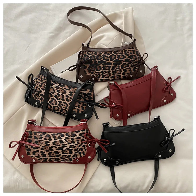 Retro Bow Shoulder Bag