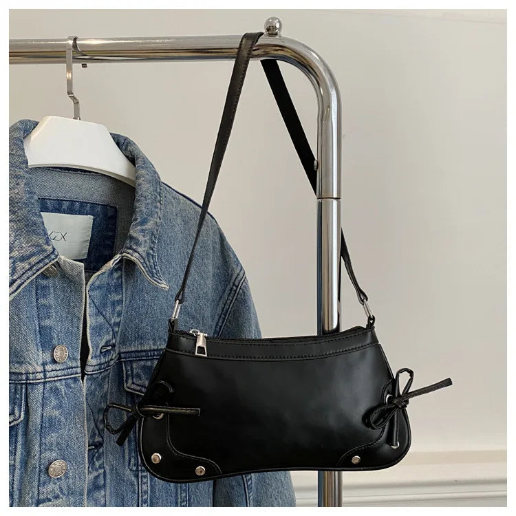 Retro Bow Shoulder Bag