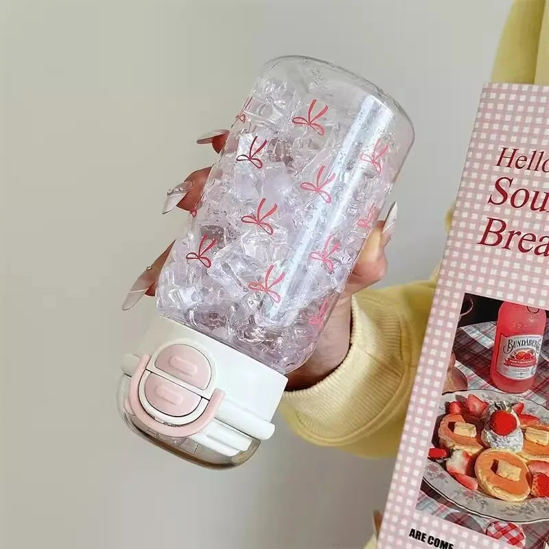 Bow Straw Bottle 🎀