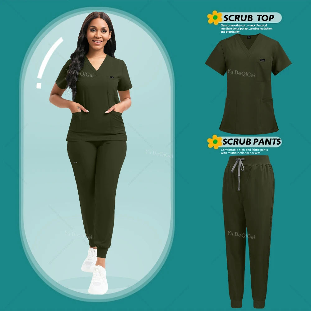 Essential Stretch Scrub Set 🤍