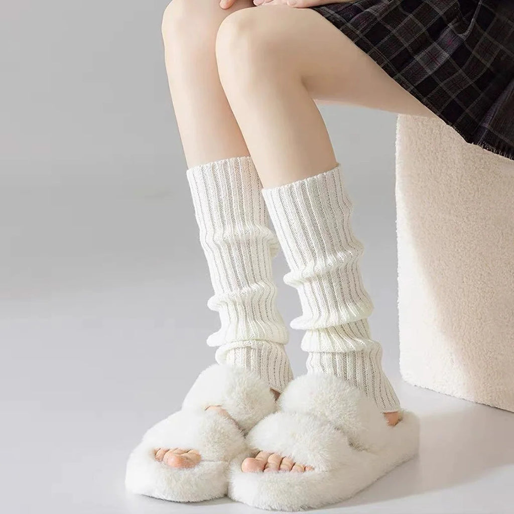 Classic Knit Leg Warmers 🤍