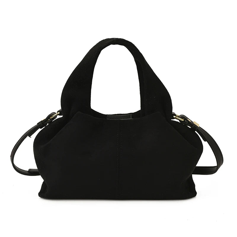 Dumpling Bag Retro Suede PU Leather Bag