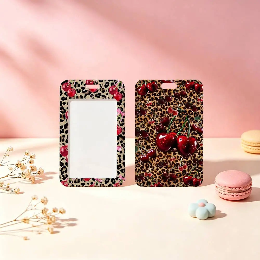 Trendiger Kartenhalter mit Schleifen- & Leo-Print 🎀